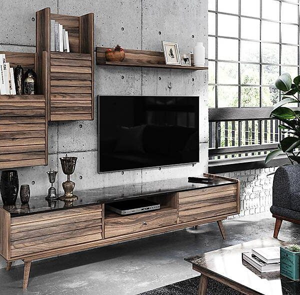 Premium Stone TV-meubel — marmerlook, stijlvol en duurzaam