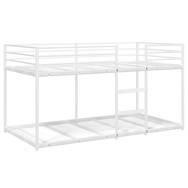 Premium wit stapelbed 90x190 cm – robuust stalen frame