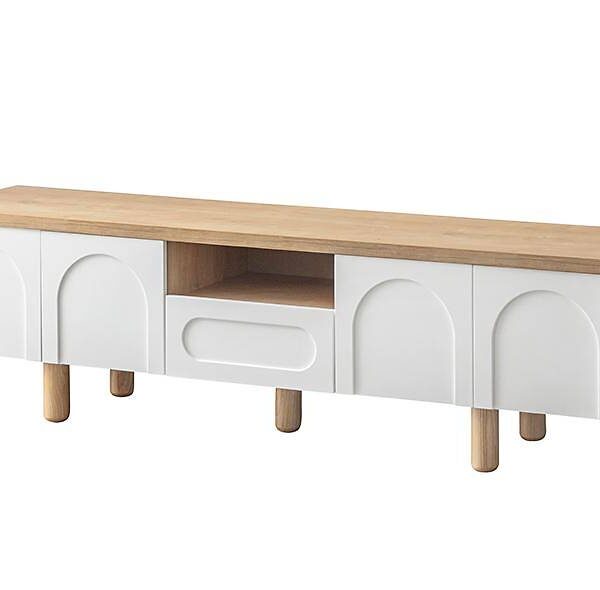 Premium wit TV-meubel Logo – strak modern design