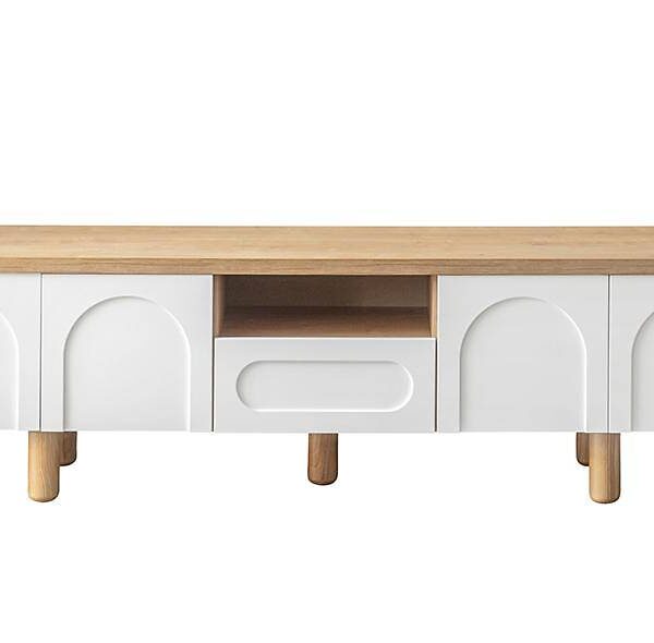 Premium wit TV-meubel Logo – strak modern design