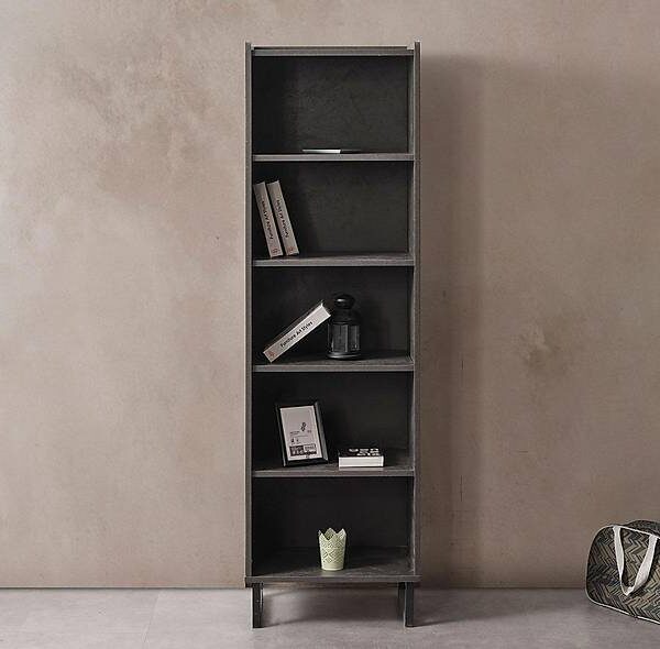 Premium Zwarte Boekenkast Kitaplýk – Modern & Ruimtebesparend