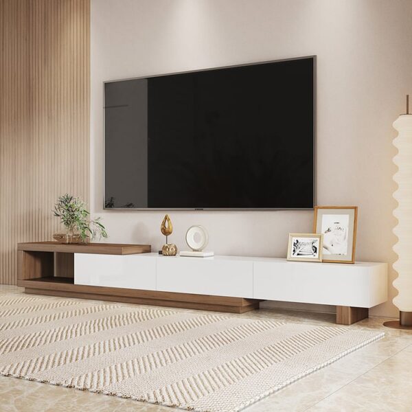 Quoint uittrekbaar TV-meubel 255 cm – minimalistisch design