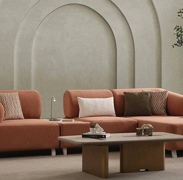 Ramona Premium Hoekbank Somon - Luxe comfort en design