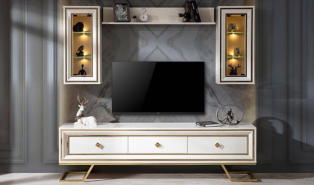 Rixos Luxury ecru tv-meubel | Luxe kwaliteit