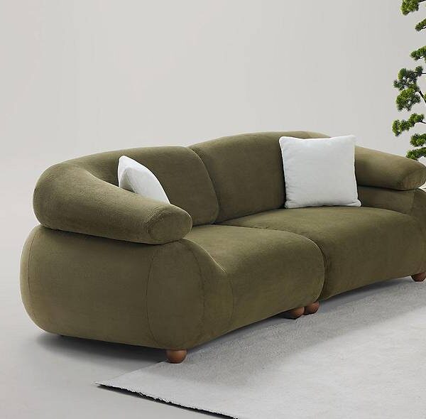 Rosse Kanepe Driezitsbank — Luxe design en topkwaliteit