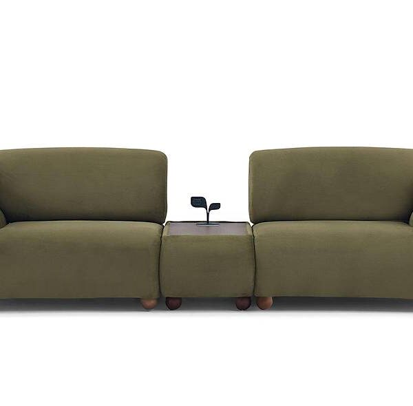 Rosse Kanepe Sehpalý – Luxe designbank met bijzettafel