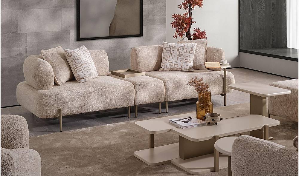 Rush Designbank met Geïntegreerde Salontafel – Luxe Kwaliteit