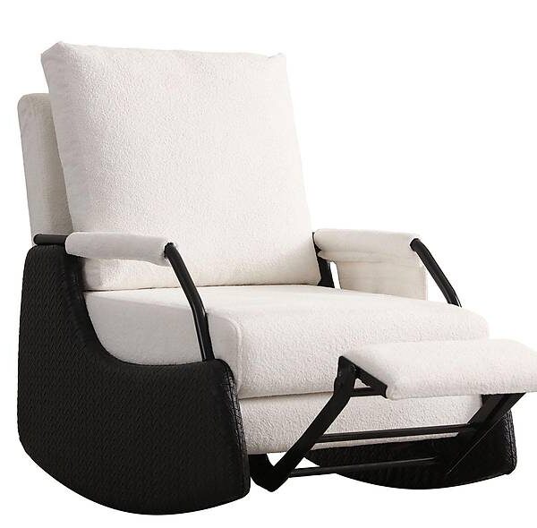 RVS Schommelfauteuil 'Sallanýr' – Premium design, Zwart