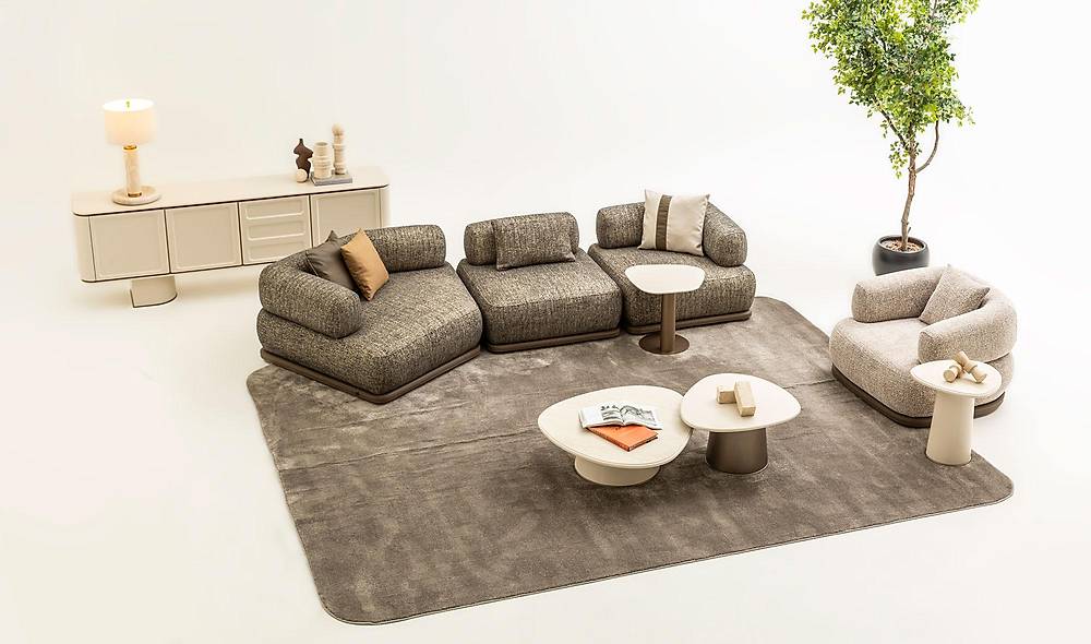 Sardunya Small Hoekbank - Compact ontwerp, premium kwaliteit