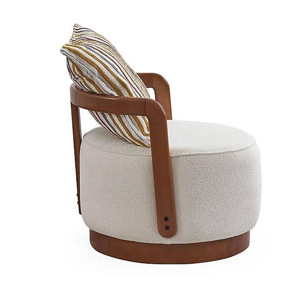 Sedni Houten Designfauteuil – Luxe handgemaakt comfort