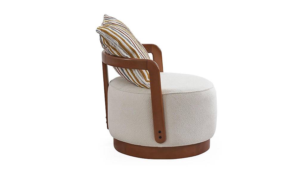 Sedni Houten Designfauteuil – Luxe handgemaakt comfort