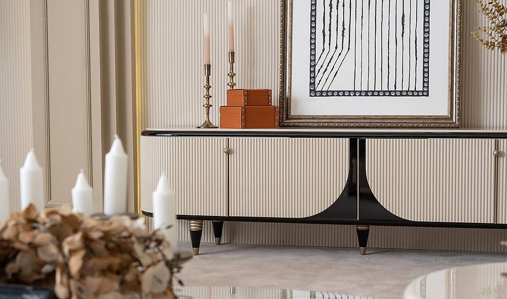 Seramoni Luxe Eetkamer Set – Premium design & massief hout