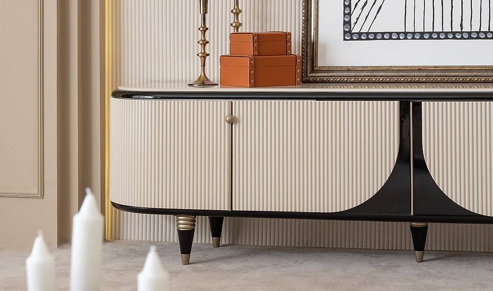 Seramoni Luxe Eetkamer Set – Premium design & massief hout