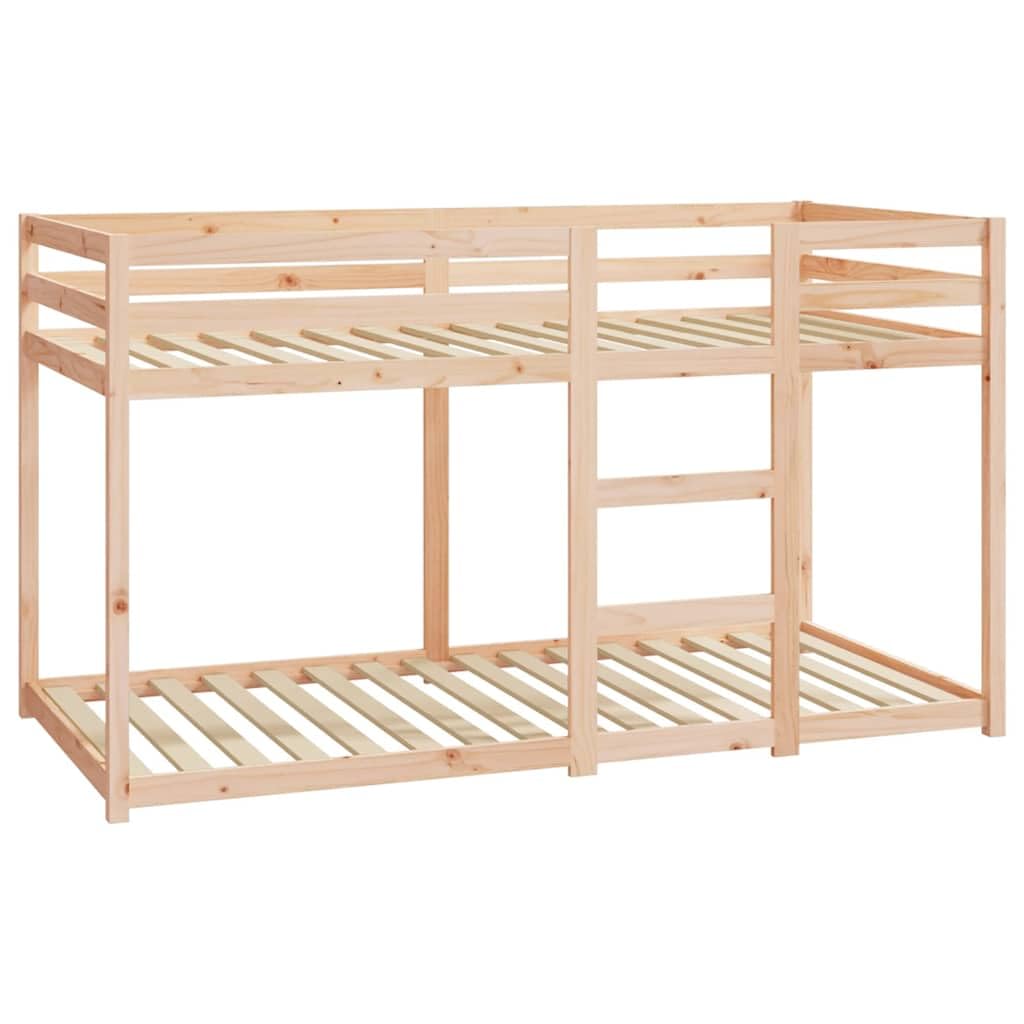 Stapelbed 90x190 – massief grenen, wit en extra stevig