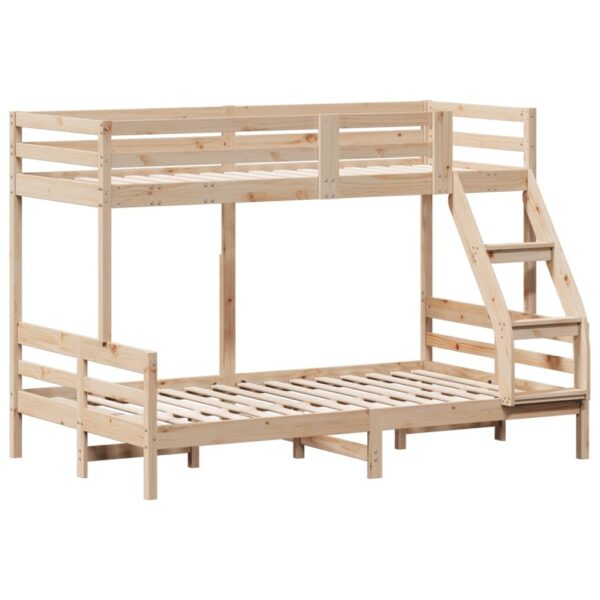 Stapelbed massief dennenhout 90x200/120x200 - premium kwaliteit