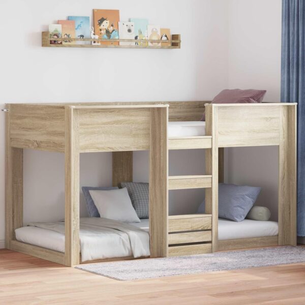 Stapelbed Sonoma eik 100x200 – ruimtebesparend design