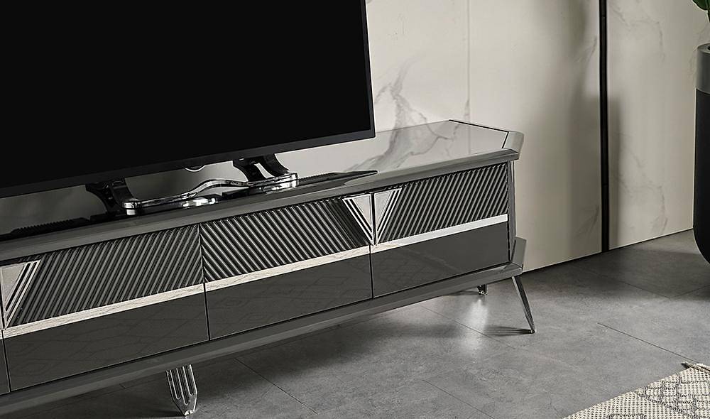 Suave Antraciet tv-meubel — premium kwaliteit