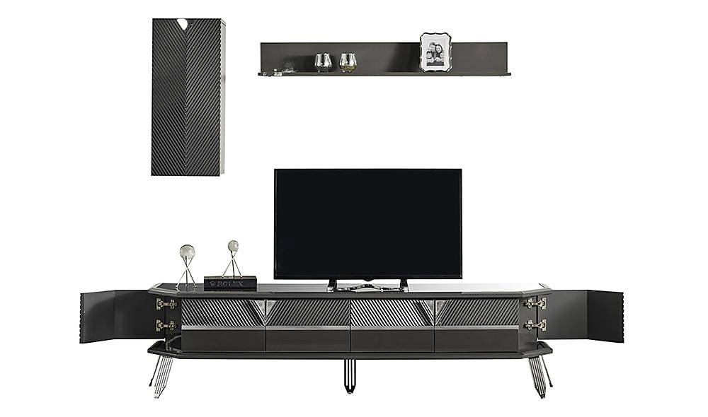 Suave Antraciet tv-meubel — premium kwaliteit