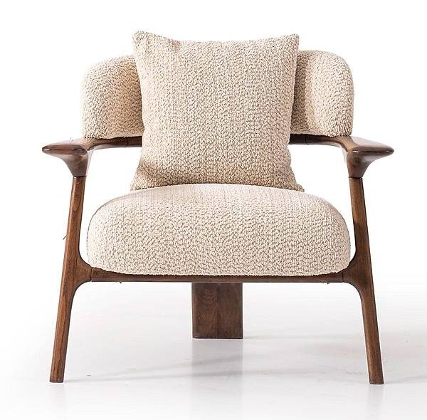 Velovis Berjer Krem — Luxe designfauteuil