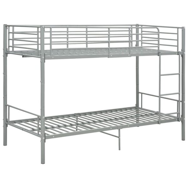 vidaXL Metalen stapelbed 90x200 – Ruimtebesparend