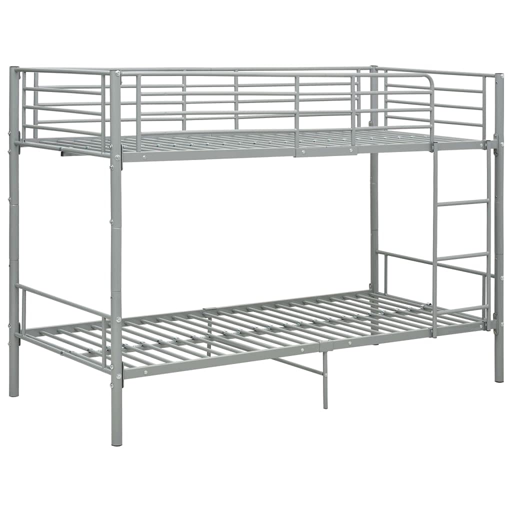 vidaXL Metalen stapelbed 90x200 – Ruimtebesparend
