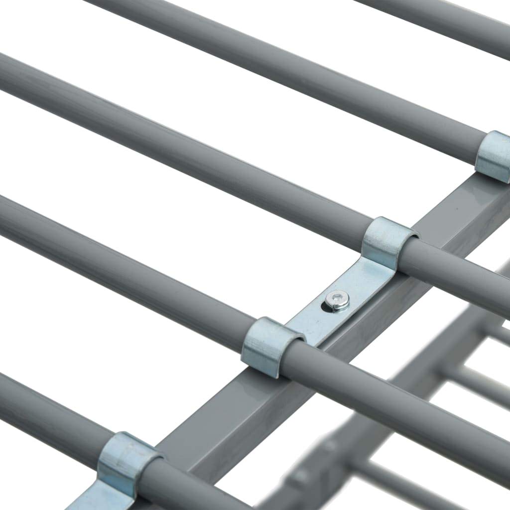 vidaXL Metalen stapelbed 90x200 – Ruimtebesparend