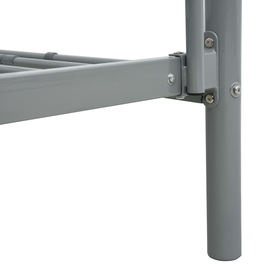 vidaXL Metalen stapelbed 90x200 – Ruimtebesparend