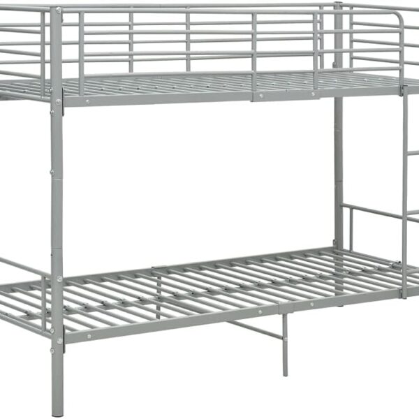 vidaXL Metalen stapelbed 90x200 – Ruimtebesparend
