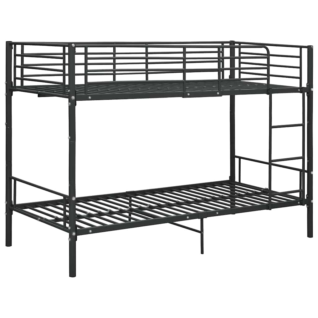 vidaXL Metalen stapelbed 90x200 – Ruimtebesparend