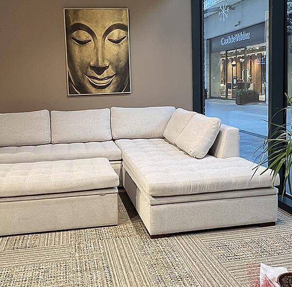 Yatsan Wellingtone Luxe Hoekbank – Crème