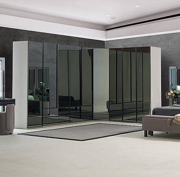 Zirkon Köşe V2 — Luxe hoek-slaapkamermeubel, modern design